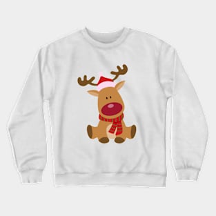 DEER CUTE SANTA Crewneck Sweatshirt